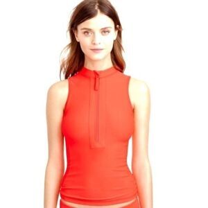 J.Crew Rash Guard UPF Protection Orange XXS